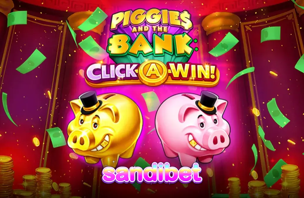 Piggies and the Bank: Click-A-Win slot dengan karakter babi kaya dan koin emas